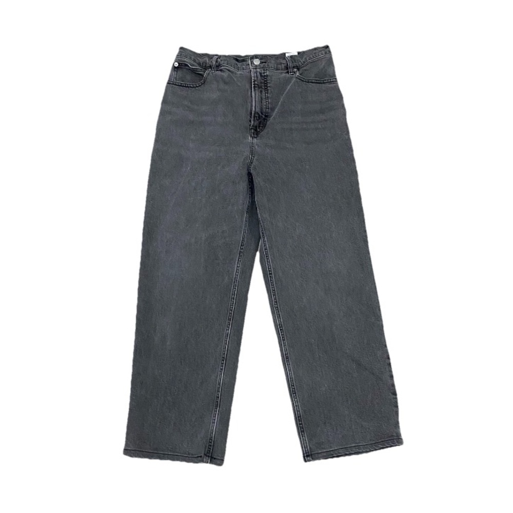 Everlane 10/8 BlackWash Jeans HighRise WideLeg Whimsigoth Grunge Capsule Classic